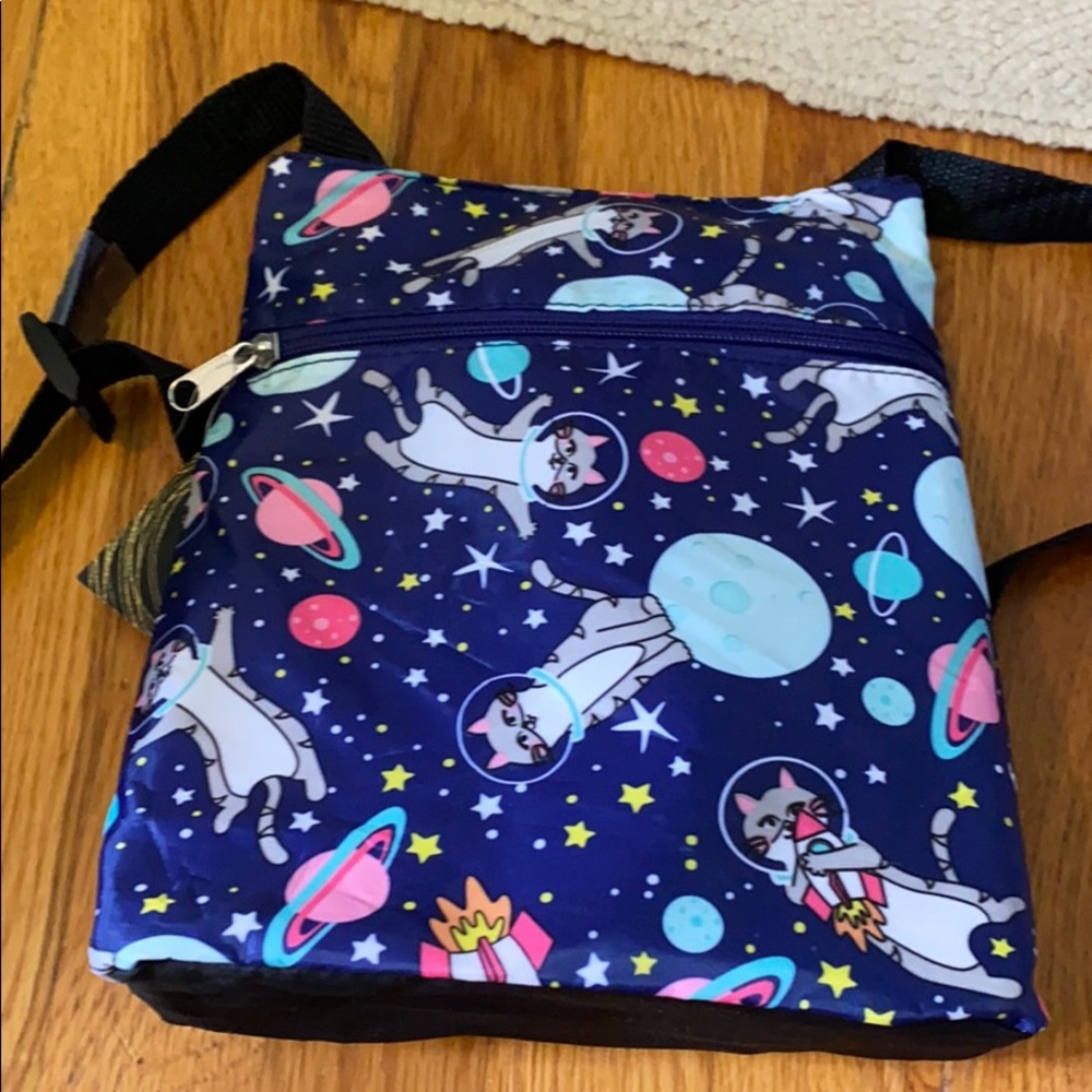 Space kitties Backpack lunch bag